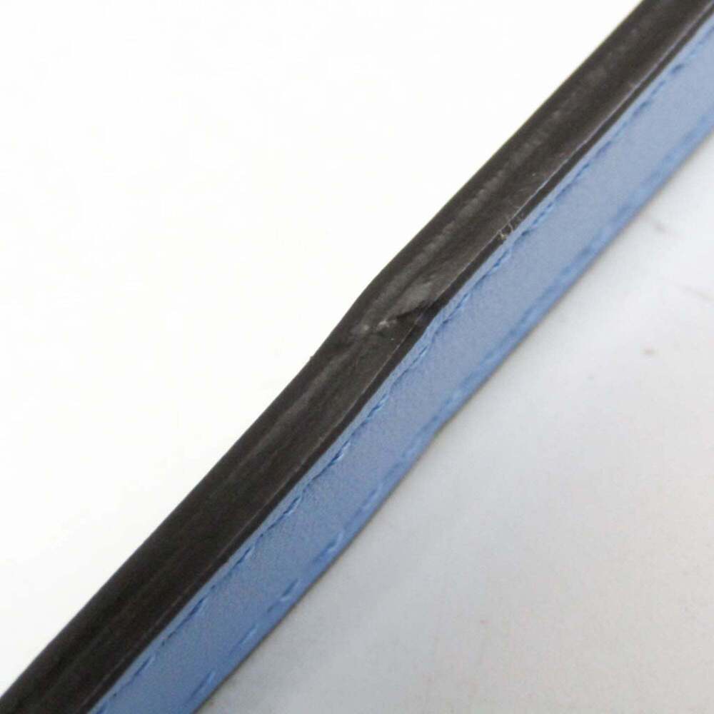 GUCCI Blue Leather Bamboo Shoulder Bag - Picture 16 of 16